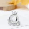 Para pandora charms autênticos 925 contas de prata 1 pçs fashion cute animal balão nota musical coroa arco-íris conta de vidro de vinho