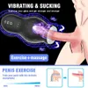 Manlig automatisk sugande onani kopp oral vaginal penis vibrator avsugning pocket pussy onanator cup sex leksak för män vuxna l230518