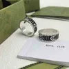 70% korting op designer sieraden armband ketting ring. Sterling Stripe Black Ring oude streep mannen vrouwen liefhebbers hetzelfde paar hiphop ringnieuwe sieraden