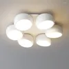 Tavan Işıkları Modern Beyaz LED OLUMUZ Yemek Odası Mutfak Ligthing Luster Dekor Lambası Kapalı Yatak Odası Armatürü