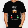 Le magliette da uomo sono al telefono, devo chiamare lo schermo Beer Day T-shirt personalizzata con marchio estivo divertente P230601