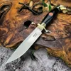 Russian Nkvd Ussr Finka NKVD Outdoor Fixed Blade Knife for Camping Hunting 440C Blade Tactical Military Knife EDC Defense Tool 265