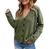 Damen Hoodies 2023 Damen Strickjacke Winter Kaschmirpullover Langarm V-Ausschnitt Damen Strickjacken Jersey Strickpullover Pull Femme Mantel