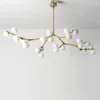 シャンデリアの木の枝が導かれたシャンデリアアメリカンスタイルのペンダントランプリビングルームベッドルームのための工業用ハンギング照明