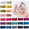 Akcesoria do włosów 23PCS/LOT Baby Gilrs Velvet Bow Turban Fryzjer Autumn zima Urodzona elastyczna opaska głowa