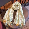 Scarves Retro Literary Cotton And Linen Scarf Air-conditioned Room To Keep Warm Wild Shawl Travel Sunscreen Towel