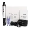 Penna Dr A1-C con 2 cartucce Kit per la cura della pelle della penna Derma cablata Macchina per la bellezza per uso domestico