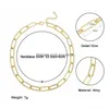 Чокеерс модная связь цепная колье для женщин Золото -серель Цвета толстые цепи ожерелья панк -кокер для девочек для вечеринок подарки подарки Deli Dhuqa
