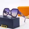 Luxus-Sonnenbrille, polarisiert, Designer-Damen- und Herren-Luxusschutz-Sonnenglas, Vollrahmen, Buchstabe V-Sonnenbrille, mehrere Farben, mit Box, Lila