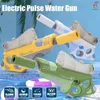모래 놀이 물 재미있는 자동 전기 총 장난감 여름 수영장 수영장 야외 해변 성인을위한 장난감 전투 장난감