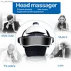 Salorie Electric Head Massager Wireless Infrared Heating Helmet Pressure Massage US/EU/UK/AUプラグヘルスケアL230523