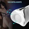 HESEKS Automático Masturbador Masculino Copa Vibrador de Vacío Coño Suave Juguetes Sexuales Vagina Realista para Hombres Adultos Mastubador Eléctrico L230518