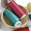 Yarn 50 grams/roll of fine gold silver thread fashionable and shiny aramid partner yarn used for knitting wool products P230601