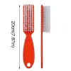 Long manche nettoyage des ongles brosse propre autres articles fichier manucure pédicure doux enlever la poussière gommage petit angle dépoussiérage multicolore