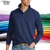 XS-5XL Fashion Sportswear Polo da uomo di alta qualità di nuovo design Camicie a maniche lunghe 100% cotone Polo casual Homme Risvolto Uomo Top L230520