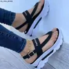 Sandaler Summer Platform Ladies Sandaler Wedge Solid Color Flip Flops Fashion Woman's Sandals Outdoor Light Casual Woman's Roman Sandals J230601