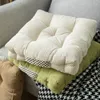 Pillow Solid Velvet Tatami Floor Meditation Futon Handle Thick Sofa Couch Back Seating Pouf Chair Indoor 45