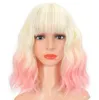 Vibrant 14-Inch Shoulder-Length Curly Wigs Versatile Styles Superior Quality Perfect for Cosplay and Everyday Wear Bring out your inner diva