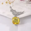 Spille Spille WEIMANJINGDIAN Nuovo arrivo di alta qualità Cubic Zirconia Bird Ice Cube Jewelry Chest G230529