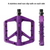 Cykelpedaler Nylon Pedal Mountain Bike Widen Non-Slip Du1 Lager Bicycle MTB Off-Road Cycling Accessories Universal 230531
