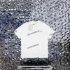 xinxinbuy Hommes designer Tee t-shirt 23ss Feuille arrière imprimé manches courtes coton femmes blanc noir 315064 S-XL