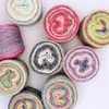 Stickat Space Dyed DIY Handwoven Medium Plush Sprayed Wool Garn Skin Friendly Baby Thread P230601