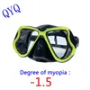 Maski nurkowe QYQ Inflatible Maska Optyczne Szklanki nurkowania kręgosłupa do użytku dla dorosłych z kręgosłupką maską nurkową 230531