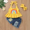 ショートパンツとトップの子供の服セット