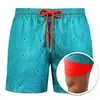 Spodnie plażowe Summer Dostosuj męskie szorty Jogger Double Warower Shorts Kamuflage Slim pływackie pnie spodnie plażowe ezce