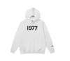 Sweat à capuche pour homme essentialhoodie 1977 Designer Essen Hoody Pull Essentail pour homme Vêtements surdimensionnés Sweat à capuche pour homme de haute qualité Lettre réfléchissante