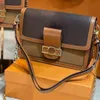 Äkta läder dauphine lyxiga plånbok mini purses crossbody designer väska kvinna handväska kedja läder axel väskor lyxiga handväskor designer kvinnor ryggsäck ny