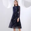 Casual Dresses 2023 Chiffon Floral Dress Female Spring And Autumn Models Women's Temperament High-end Skirt
