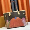 高級レディースYayoi Kusama Designer Tote Bag Handbags Never Louiseits Full Flower Classic Bags Viutonits Crossbody Bag Women Handbag M40995高品質