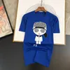 Överdimensionerade mäns t-shirts bomullsweatshirt karl designer t shirt herr polo skjorta män kvinnor kort ärm thirt man rund nacke pullover tee 4xl