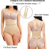 Women's Shapers Sexy Thong Shapewear Bodysuit For Women Tummy Control BuLifter Panty Hi-Waist Trainer Stomach Body Shaper Slimming Underwear