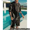 Survêtements pour hommes Été Hommes Mode Set 2 Pièces Harajuku Survêtement 3D King Imprimé T-Shirt Shorts Outfit Set New Male Casual Suit Cool Vêtements T230601