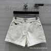 Designer Denim shorts voor dames, casual en veelzijdig voor meisjes, slanke A-lijn kleine hotpants met hoge taille, rechte buis, zomer dames 4PIQ