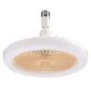 Ventilatori da soffitto piccoli con luci - Ventilatore da soffitto a luce LED E27 e26 da 10 pollici, per tenda Garage Ripostiglio Spogliatoio Altre piccole stanze, Base lampadina 30w illuminazione 4w raffreddamento