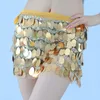 Scen Wear Sequin Belly Dance Hip Scarf For Women Sexig Bellydance Tassel Wrap Kirt Belt Hipskirt Costume Accessories Music Festival