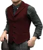 Pantaloni Abiti da uomo Gilet Gilet di tweed Gilet a spina di pesce Gilet da uomo formale causale da lavoro per matrimonio Grossemen