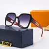 Luxus-Sonnenbrille, polarisiert, Designer-Damen- und Herren-Luxusschutz-Sonnenglas, Vollrahmen, Buchstabe V-Sonnenbrille, mehrere Farben, mit Box, Lila