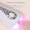 Nageltrockner Tragbare LED-UV-Gel-Nageltrocknungskabine Mini-Taschenlampe Handheld-Maniküre Rotlicht Mini Wireless Charging Modell 230619