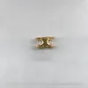 Anello In Ottone Con Finitura Oro Anello Regolabile Apertura Oro Anelli A Forma Di C Gioielli Per Donna