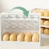 Storage Bottles 30 Grids Egg Box Refrigerator Container Organizer Fresh-keeping Multifunctional 3Layers Crisper