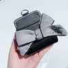 New Cute Diamond Bowknot Car Vent Outlet Trash Box Leather Car Mobile Phone Holder Storage Bag Organizer Auto Hanger Box Car Styling