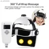 Salorie Electric Head Massager Wireless Infrared Heating Helmet Pressure Massage US/EU/UK/AUプラグヘルスケアL230523