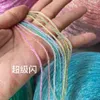 Yarn 50g/ball with unique colors of gold silver cotton metal yarn aggregates crochet thread shiny hand woven craft bags free shipping P230601