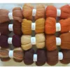 YARN WFPFBEC شعر 60G Merino Needle Brown Love Set 5G/Color 12 Colors P230601