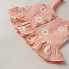 衣類セット夏生まれの女の女の子の花の印刷2pcs服セットセットセットセットセットセットセットセットセットセットセットセット