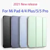 Case de caixa para Xiaomi Mi Pad 4 8,0 polegadas Silicone Smart Tampa para Xiaomi Mi Pad 4 Plus 10.1 Caso 2021 mi Pad 5 Pro 11 12,4 polegadas